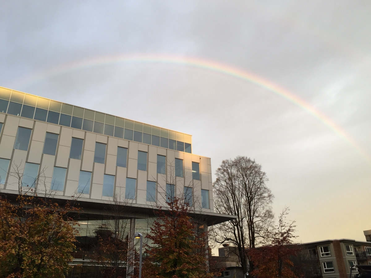 Rainbow over ICORD